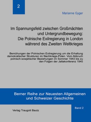 cover image of Im Spannungsfeld zwischen Großmächten und Untergrundbewegung